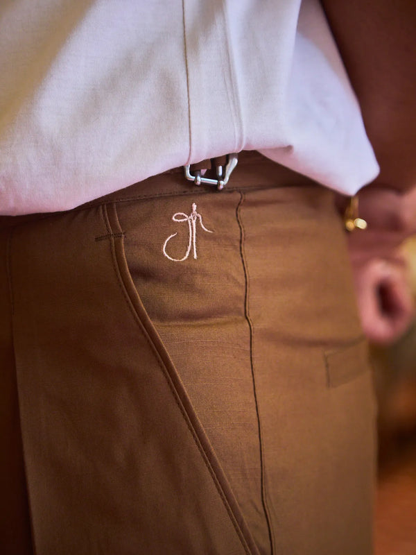Men Pleated Bootcut Trousers
