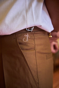 Men Pleated Bootcut Trousers