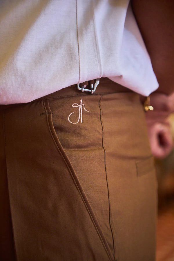 Men Pleated Bootcut Trousers