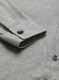Flannel Double Kangaroo Pocket Oversized Unisex Shacket