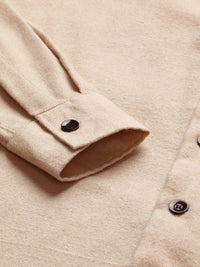 Flannel Double Kangaroo Pocket Oversized Unisex Shacket