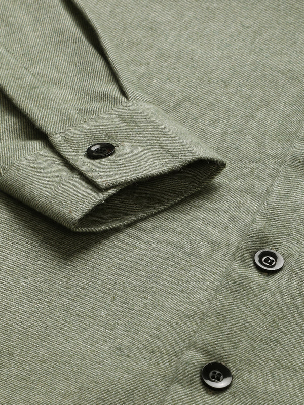 Flannel Double Kangaroo Pocket Oversized Unisex Shacket
