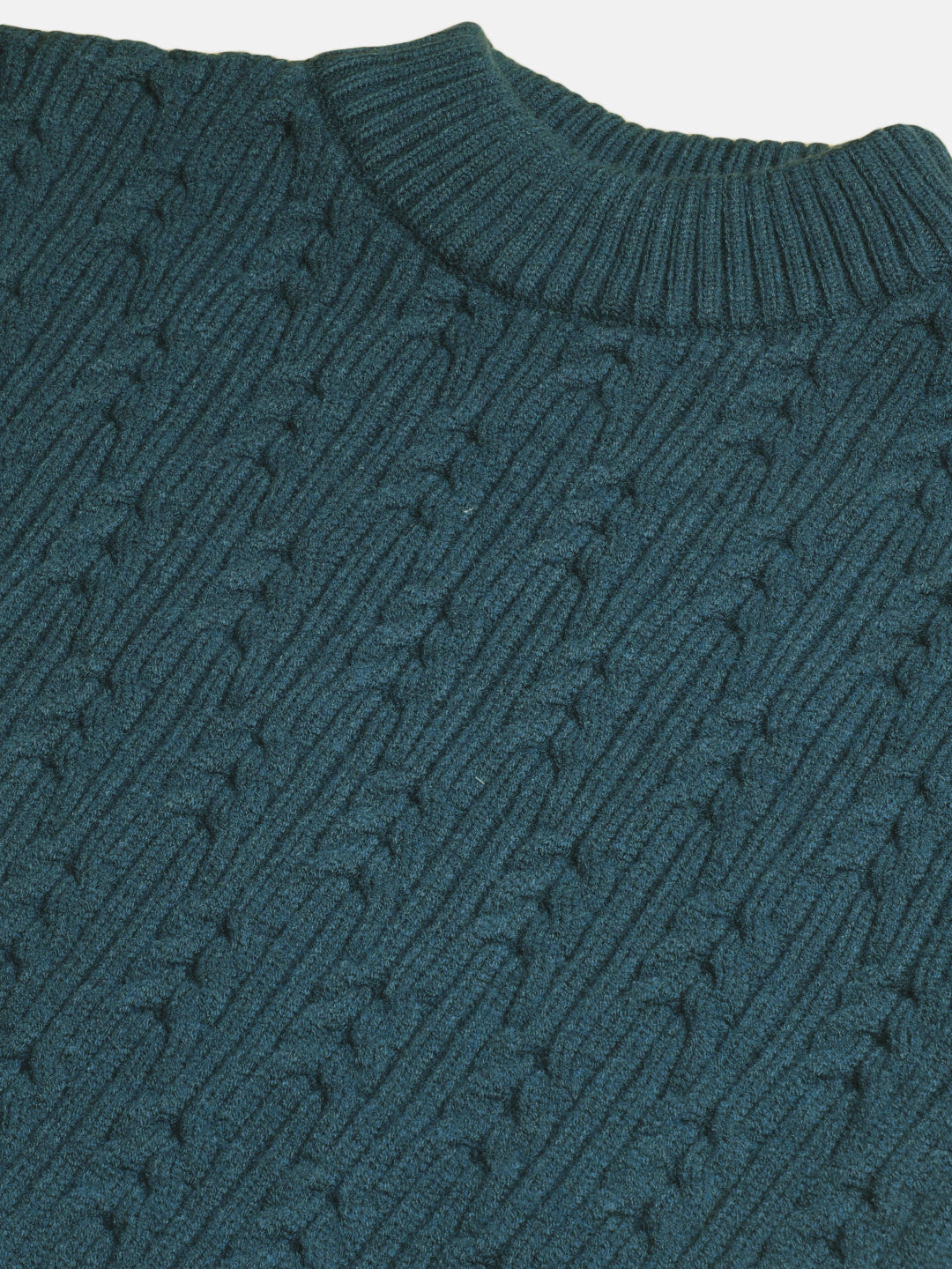 Heavy Cable Knitted Unisex Wool Unisex Sweater