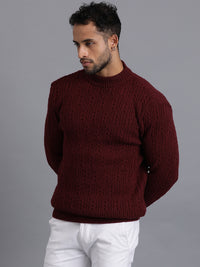 Heavy Cable Knitted Unisex Wool Unisex Sweater