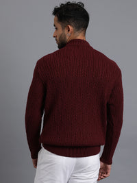 Heavy Cable Knitted Unisex Wool Unisex Sweater