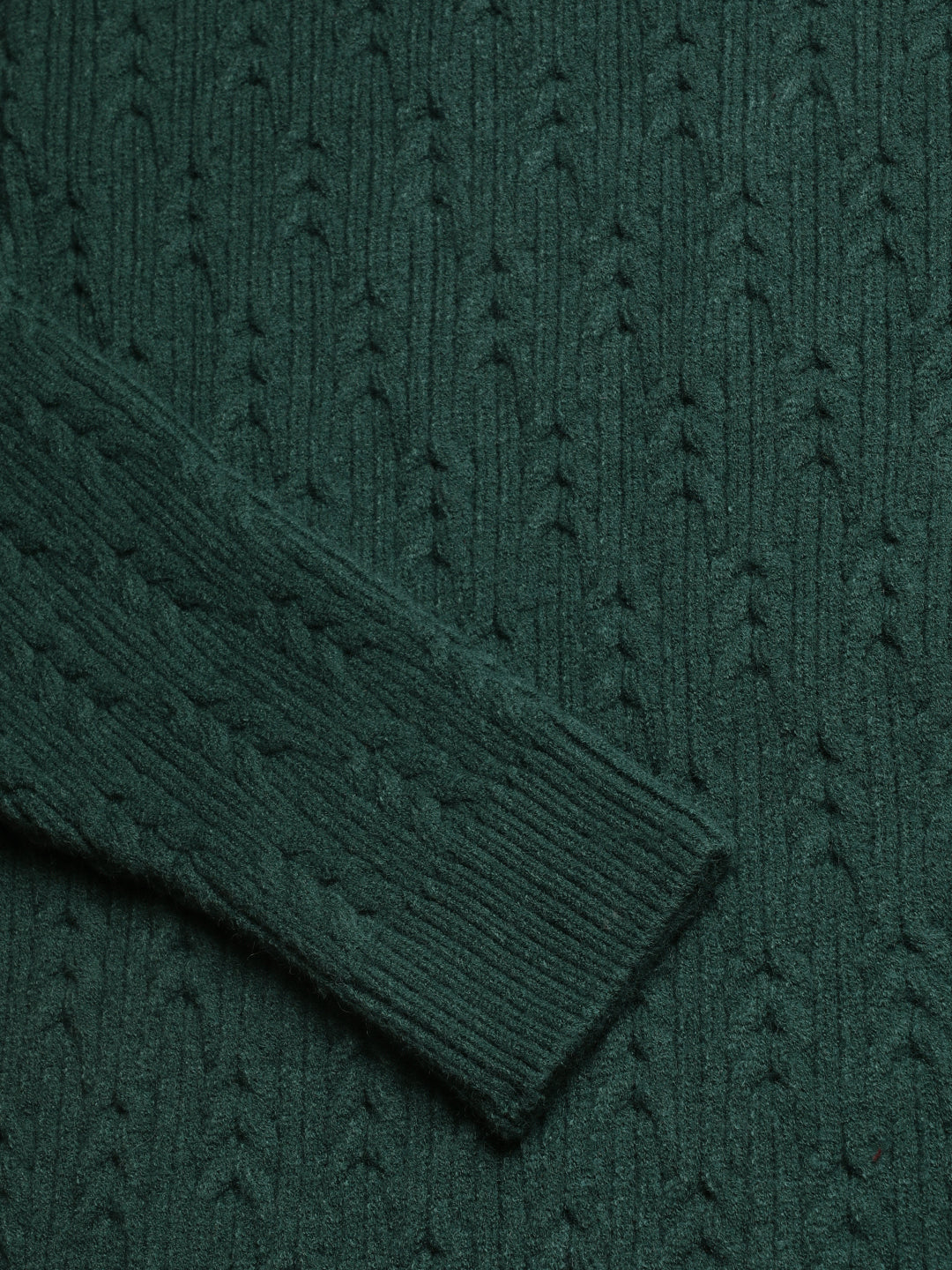 Heavy Cable Knitted Unisex Wool Unisex Sweater