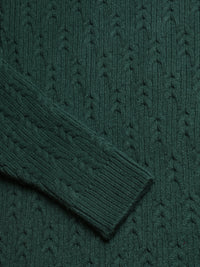 Heavy Cable Knitted Unisex Wool Unisex Sweater