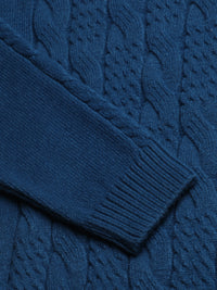 Heavy Cable Knitted Unisex Wool Unisex Sweater