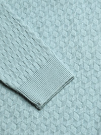 Half-Zipper Knitted Unisex Wool Unisex Sweater