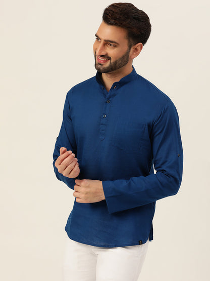 Sustainable Linen Short Kurta