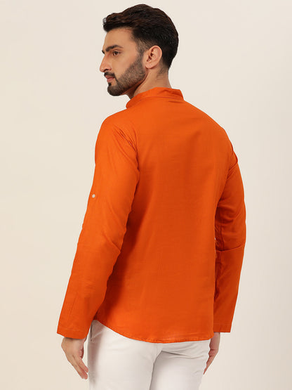 Sustainable Linen Short Kurta