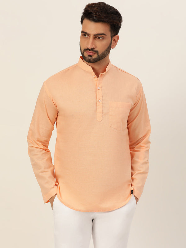 Sustainable Linen Short Kurta