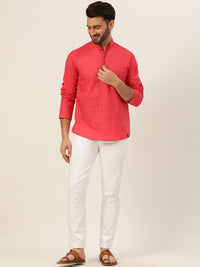 Sustainable Linen Short Kurta
