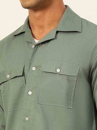 Premium Cargo Regular Fit Unisex Cotton Overshirt