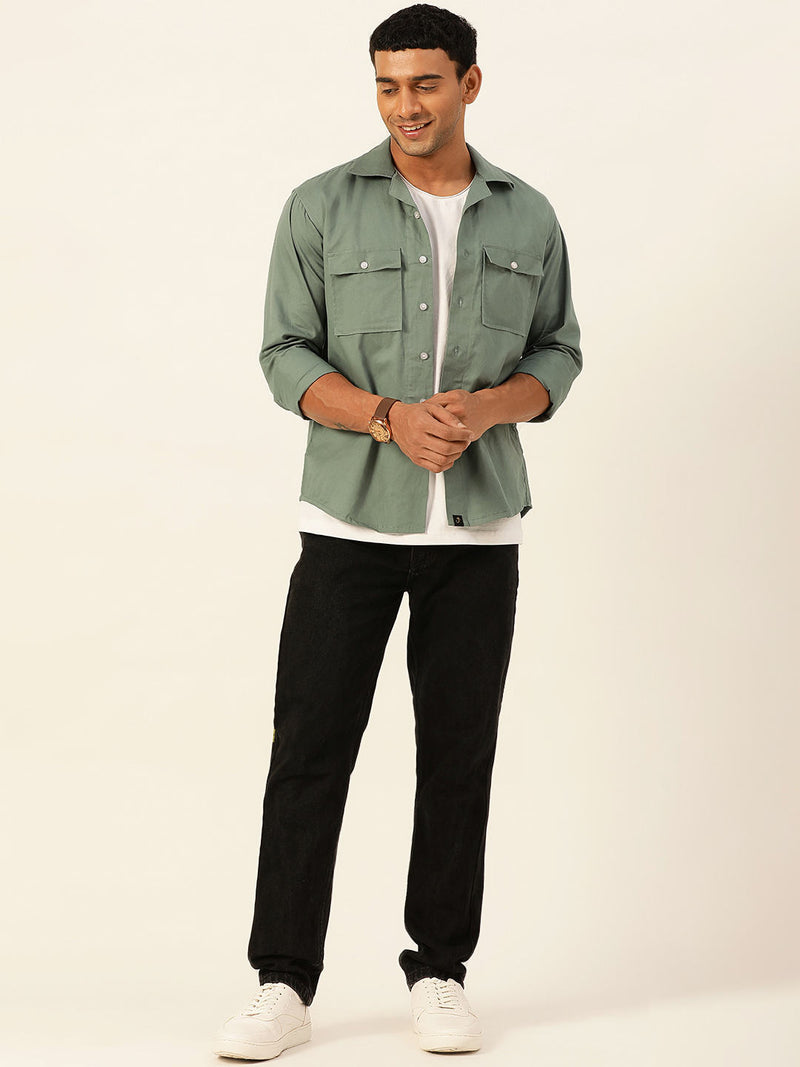 Premium Cargo Regular Fit Unisex Cotton Overshirt