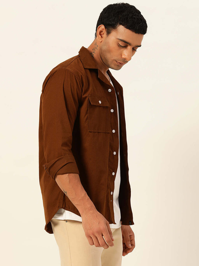 Premium Cargo Regular Fit Unisex Cotton Overshirt