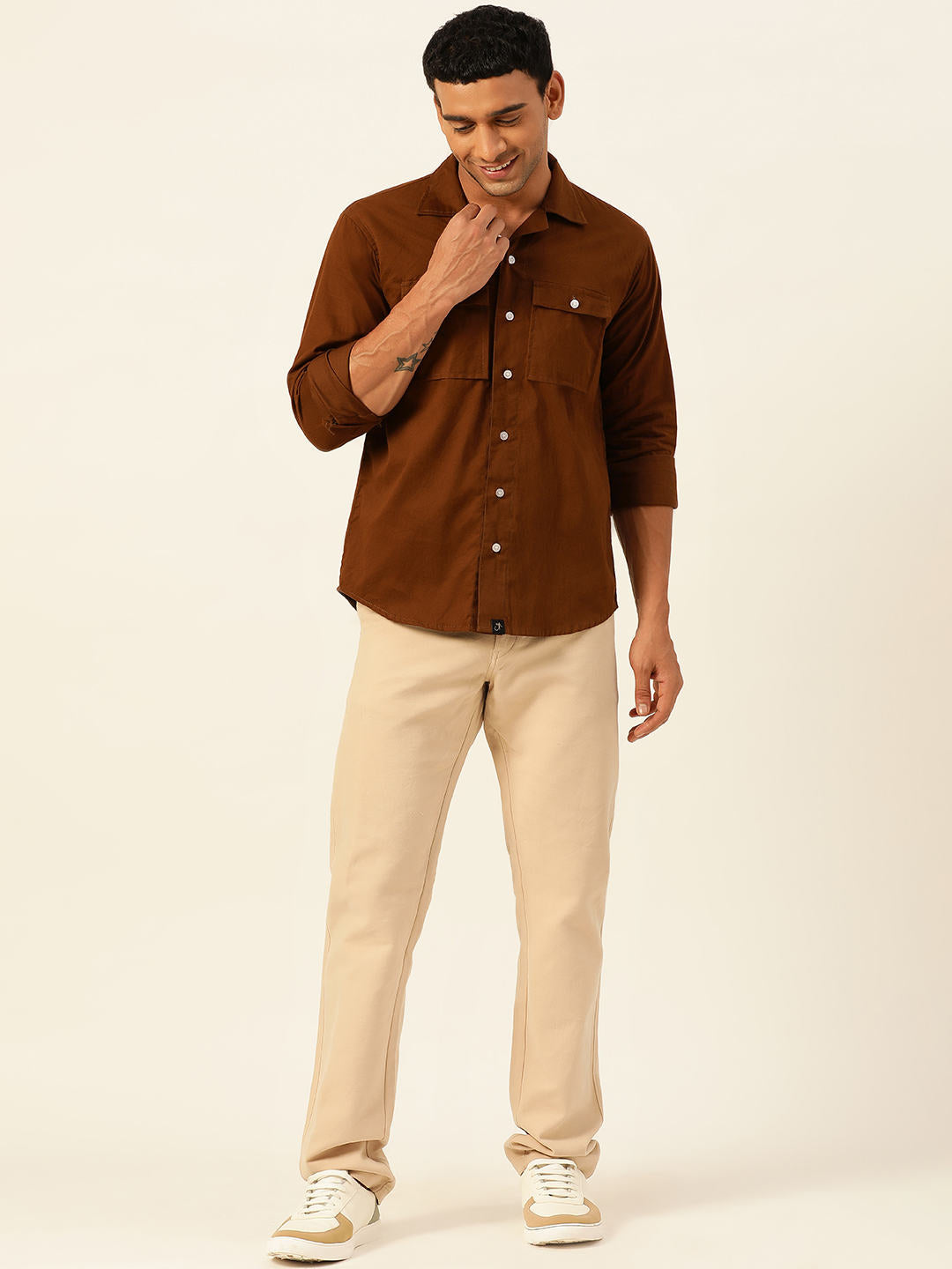 What color shirt should I wear with dark brown pants? - Quora