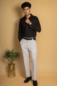 Cotton Poplin French Cuff Shirt
