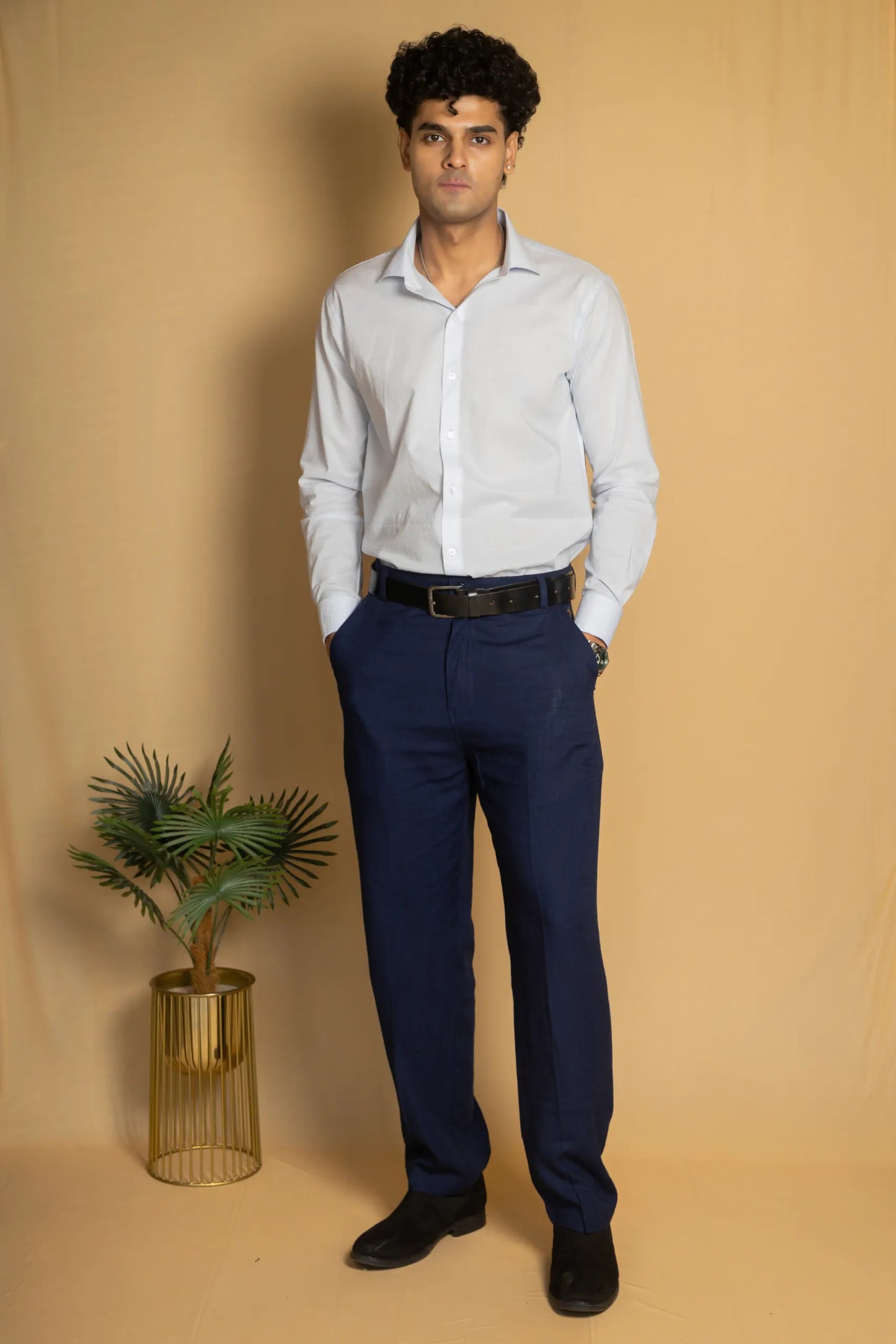 Cotton Poplin French Cuff Shirt