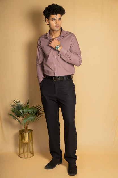 Cotton Poplin French Cuff Shirt