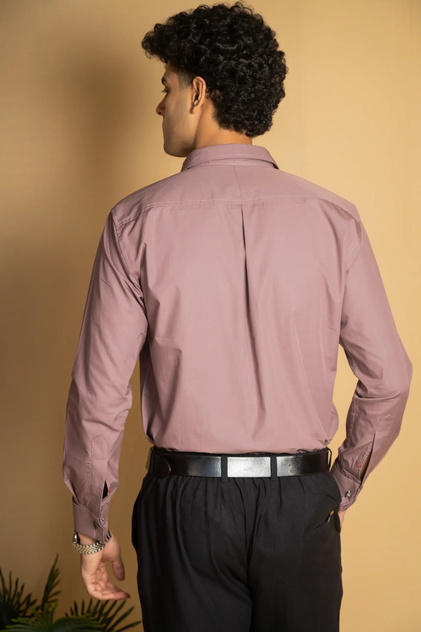 Cotton Poplin French Cuff Shirt