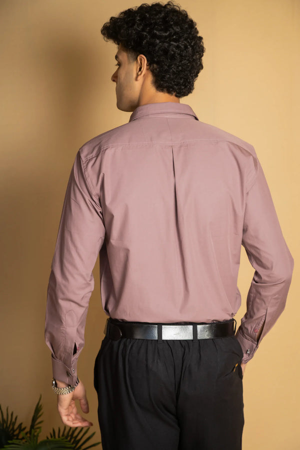 Cotton Poplin French Cuff Shirt
