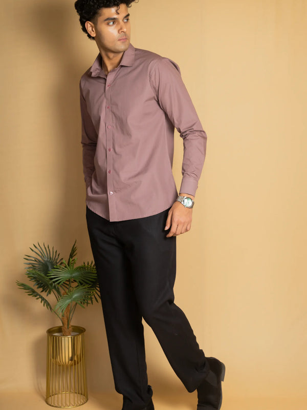 Cotton Poplin French Cuff Shirt