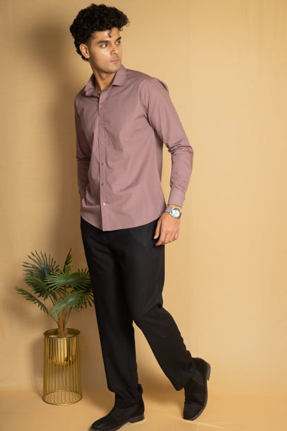 Cotton Poplin French Cuff Shirt