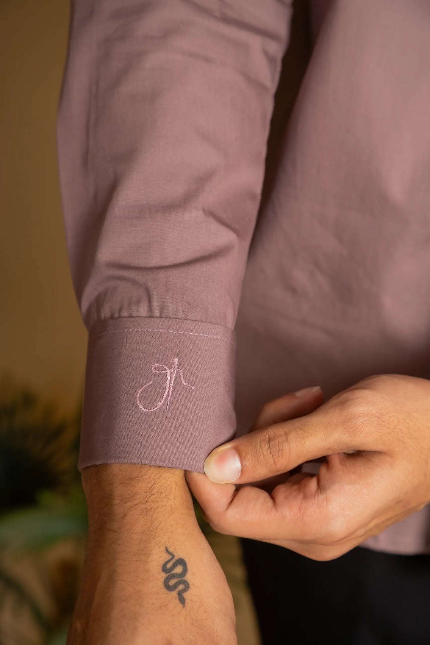 Cotton Poplin French Cuff Shirt