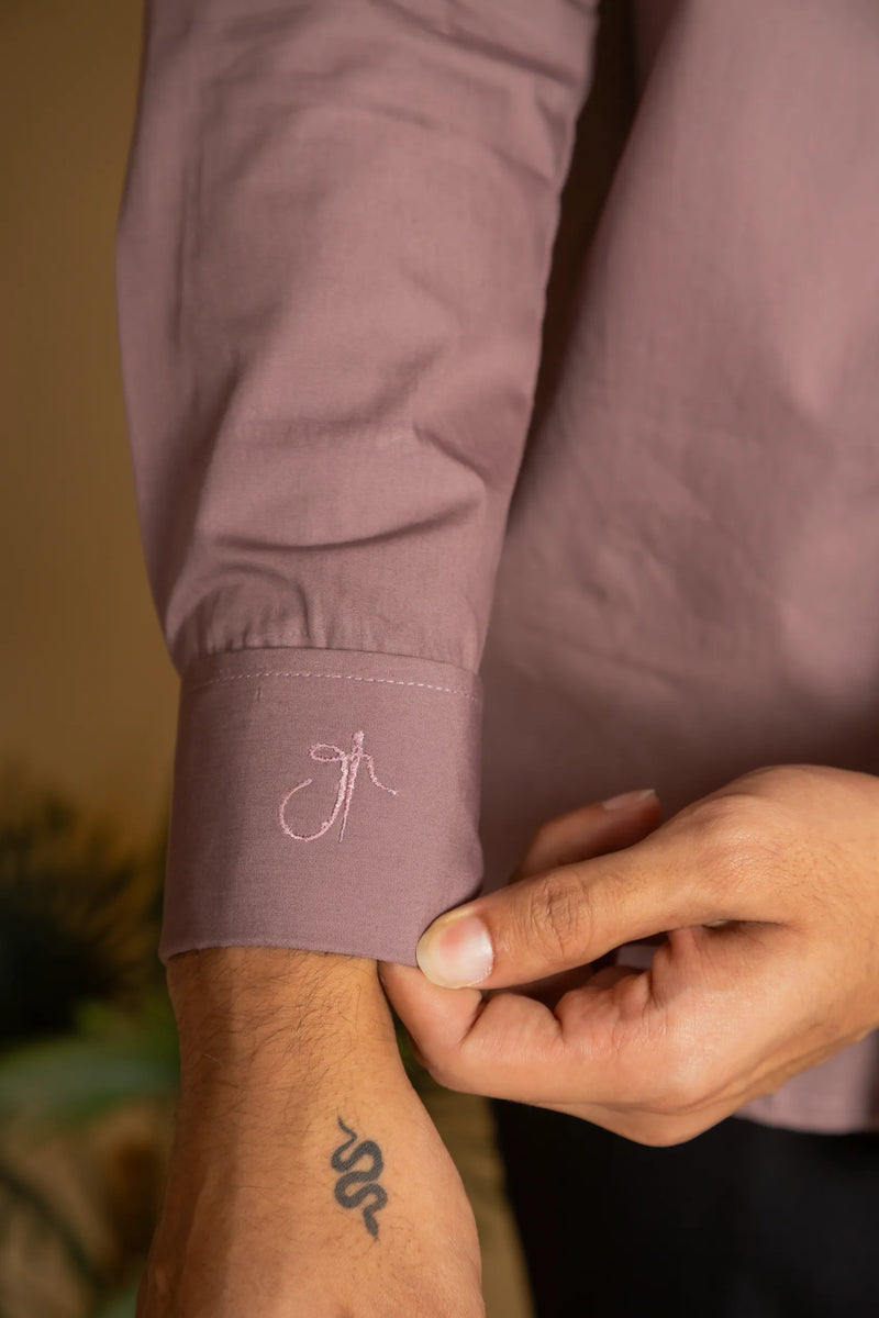 Cotton Poplin French Cuff Shirt