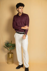Cotton Poplin French Cuff Shirt