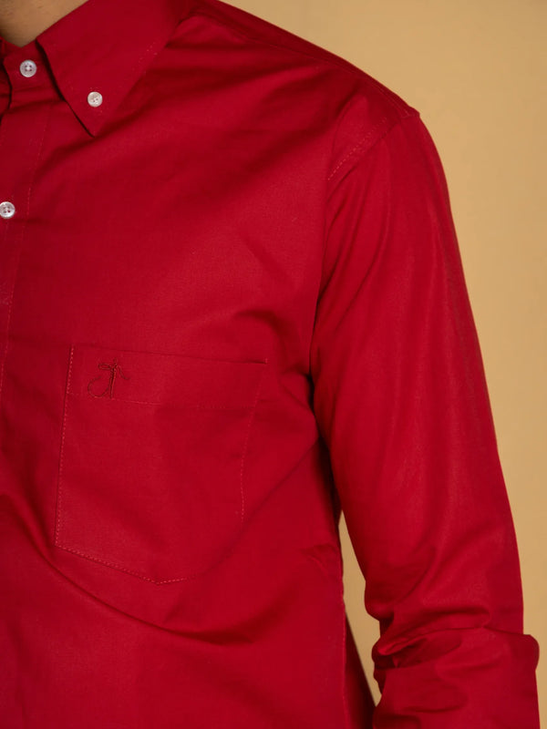 Cotton Poplin Oxford Shirt
