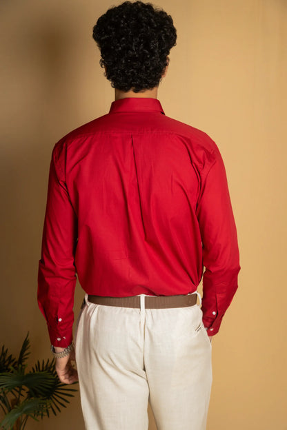 Cotton Poplin Oxford Shirt