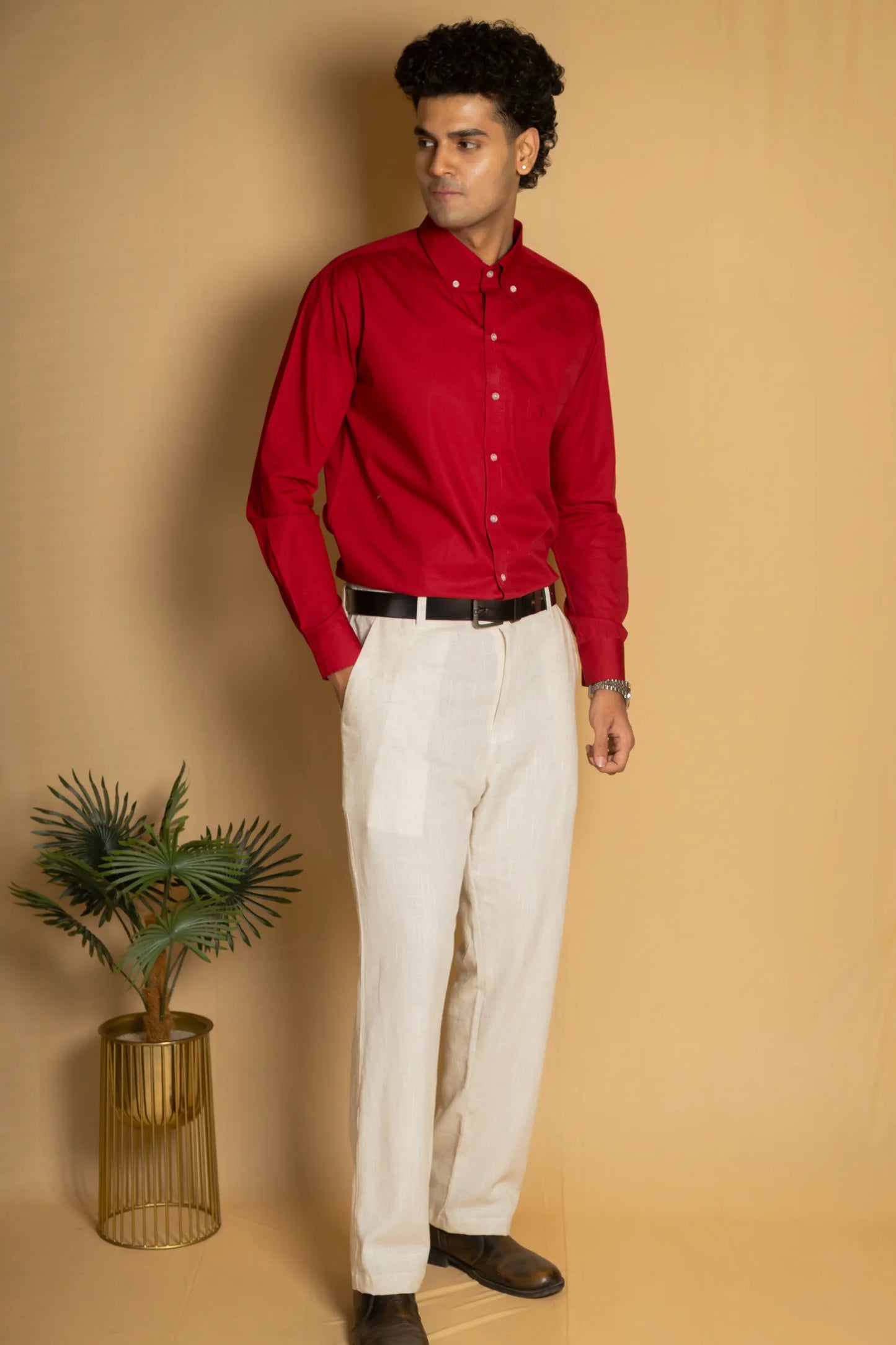 Cotton Poplin Oxford Shirt