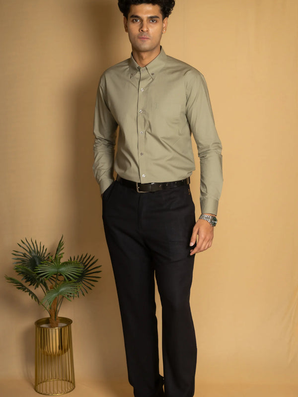 Cotton Poplin Oxford Shirt