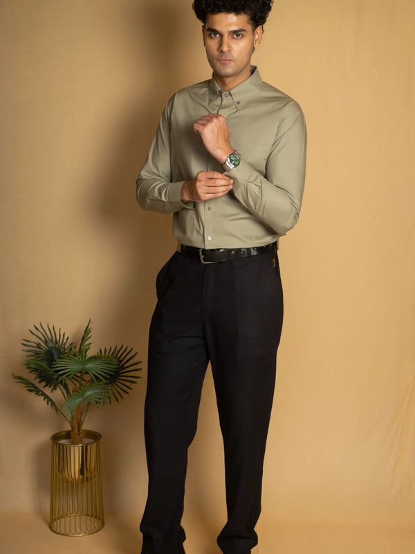 Cotton Poplin Oxford Shirt