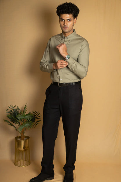 Cotton Poplin Oxford Shirt