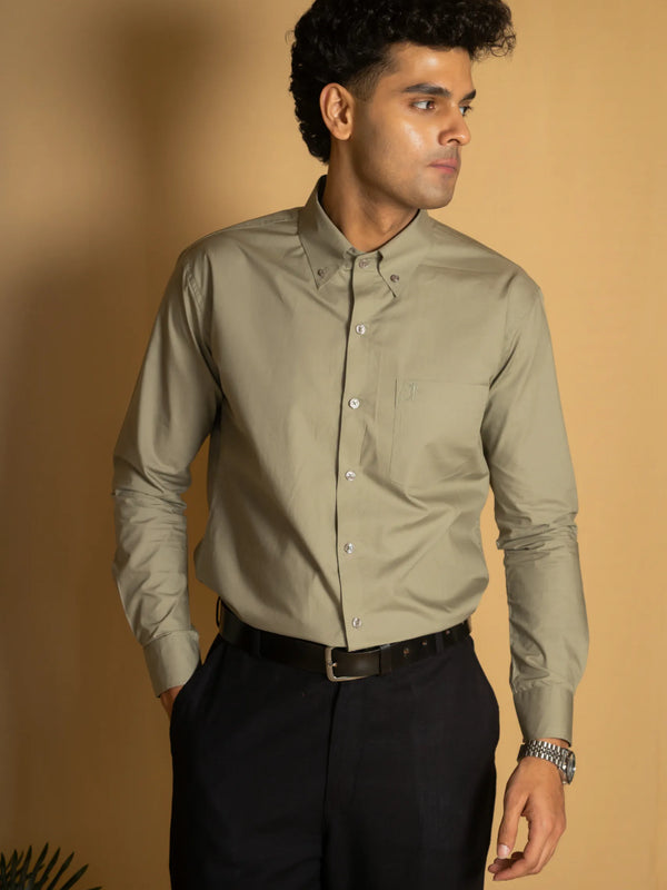 Cotton Poplin Oxford Shirt