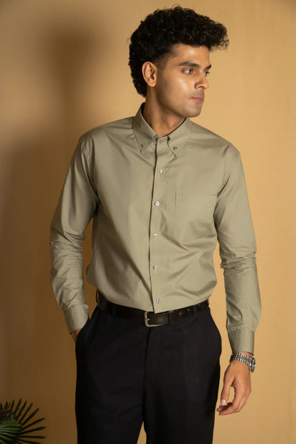 Cotton Poplin Oxford Shirt