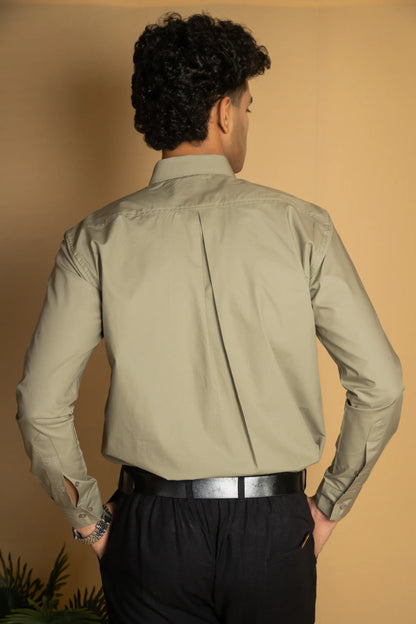 Cotton Poplin Oxford Shirt