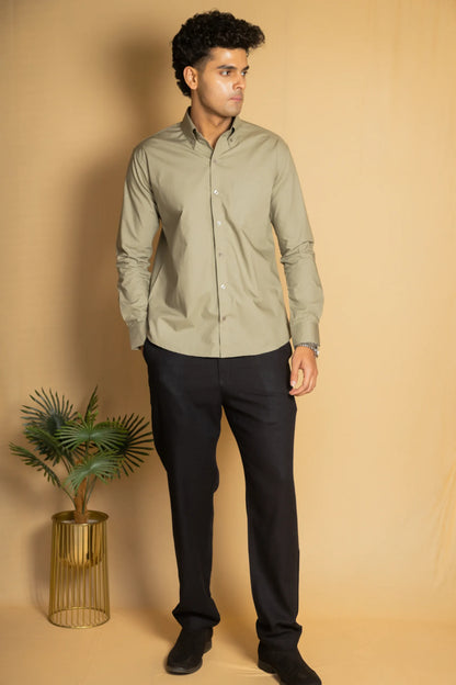 Cotton Poplin Oxford Shirt