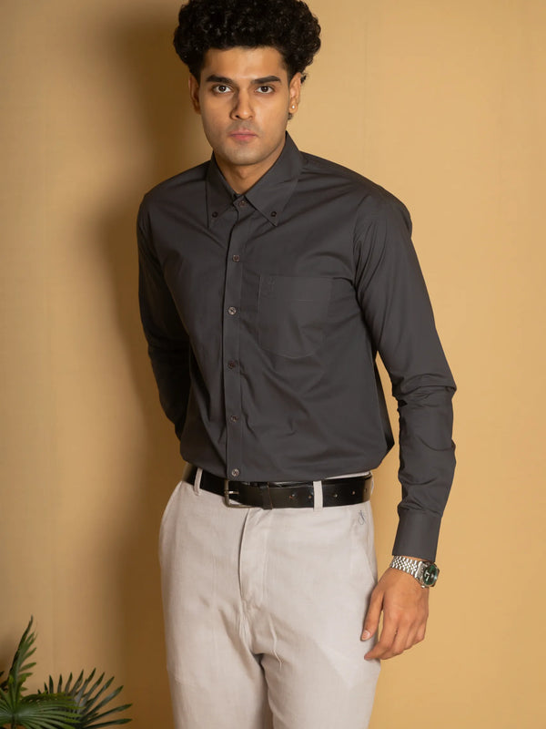 Cotton Poplin Oxford Shirt