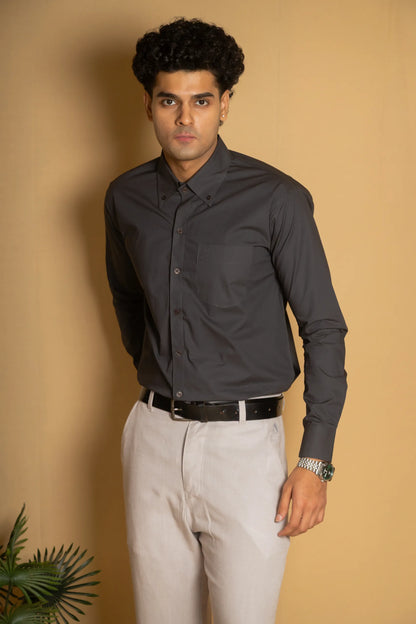 Cotton Poplin Oxford Shirt