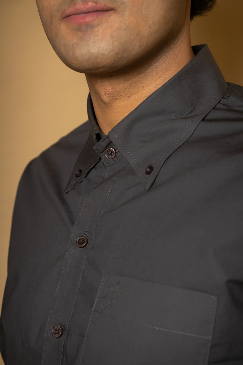 Cotton Poplin Oxford Shirt