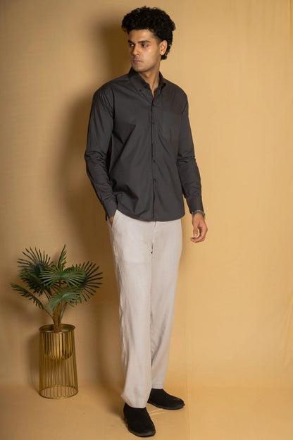 Cotton Poplin Oxford Shirt
