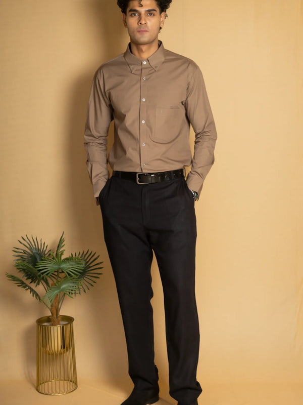 Cotton Poplin Oxford Shirt
