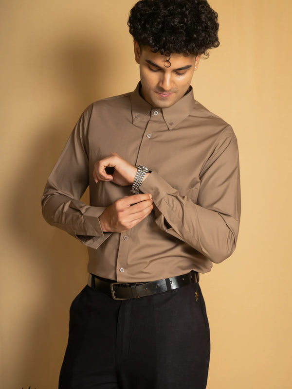 Cotton Poplin Oxford Shirt