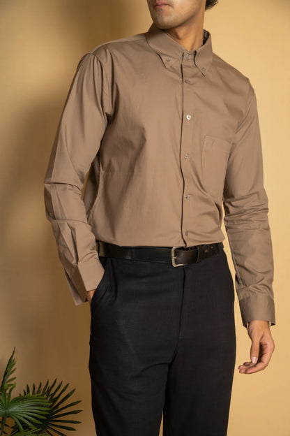 Cotton Poplin Oxford Shirt