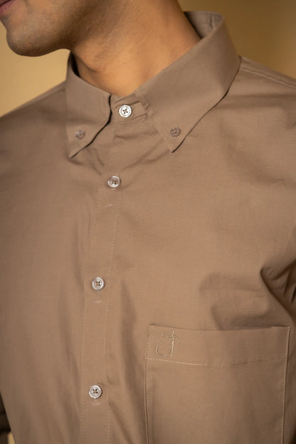 Cotton Poplin Oxford Shirt