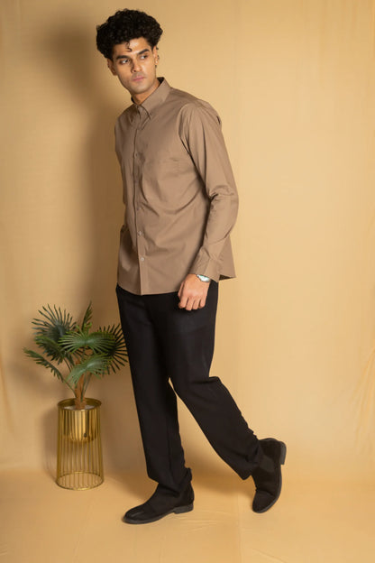 Cotton Poplin Oxford Shirt